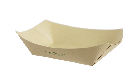 World Centric 2 LB No Tree Boat Tray | 1000/cs