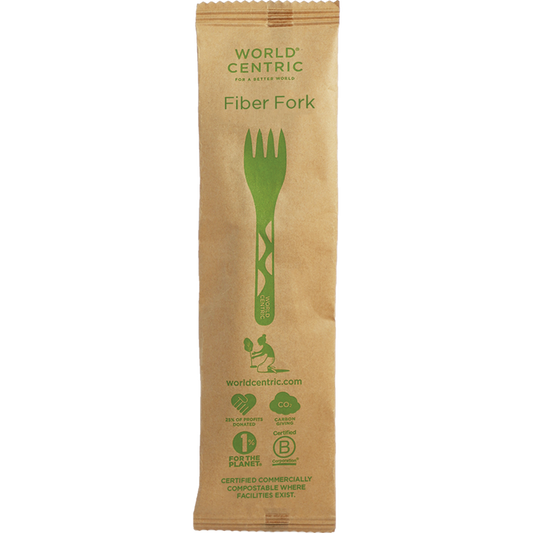 World Centric 6” Fiber Fork, Wrapped | 750/cs