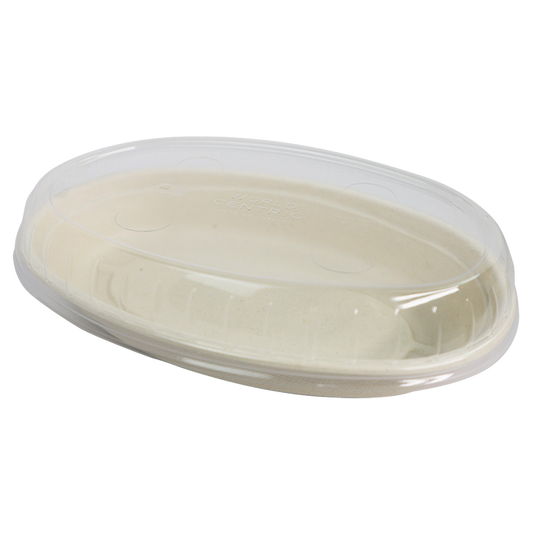 World Centric 732-Series Lid - PLA- 32 oz Burrito Bowls, Clear | 300/cs