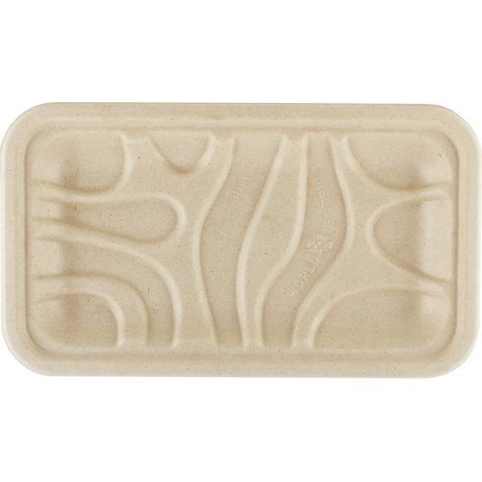 World Centric 8.3x4.9 x.7" 17S Fiber Tray | 500/cs