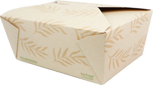 World Centric 8.7x6.5x3.5” (95 oz) #4 NoTree Container | 160/cs
