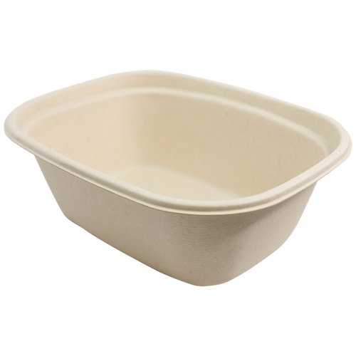 World Centric 8.7x6.7x3.1 in (48 oz) Fiber Box  | 210-Series | 400/cs