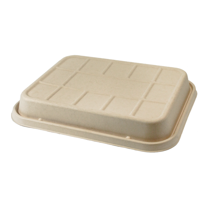 World Centric 901-Series Lid - Fiber - Half Size (104 to 120 oz) Catering Pans | 200/cs
