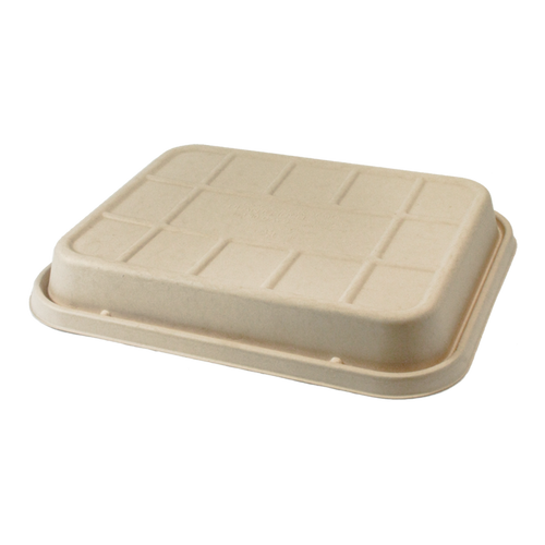 World Centric 901-Series Lid - Fiber - Half Size (104 to 120 oz) Catering Pans | 200/cs
