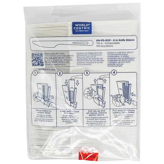 World Centric Knife refill sleeve | 1000/cs