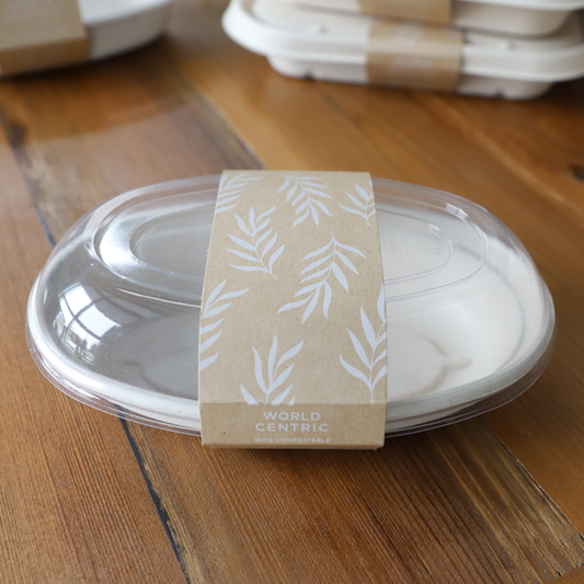World Centric Small Tray Sleeve - Fits 8x6x1.5" Containers | 800/cs