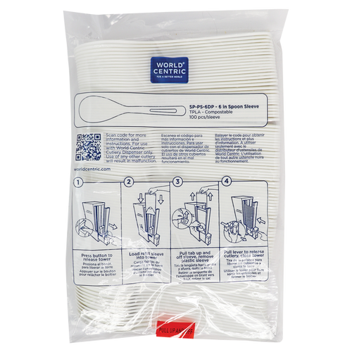 World Centric Spoon refill sleeve | 1000/cs