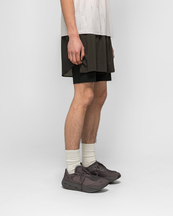 Zero 2-in-1 Shorts x PAF - Molasses/Black